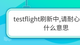 testflightˢ,Ո(qng)ĵȴʲô˼